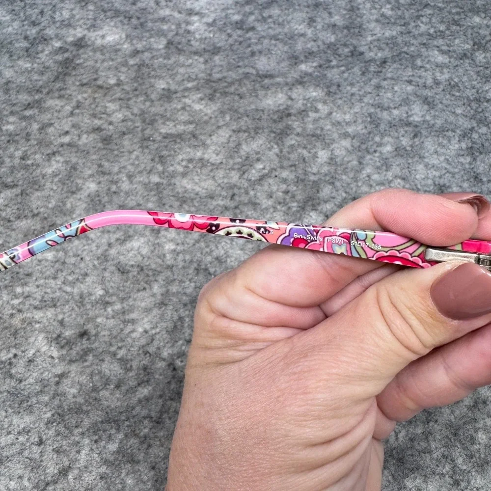 Vera Bradley Eyeglasses Mod.Marcella Blk/Pink Plastic 51-17-135